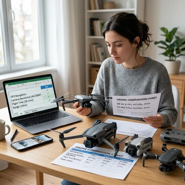 drone met GPS en camera