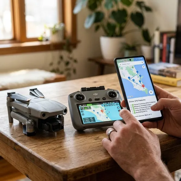Waar let je op bij een drone met GPS en camera