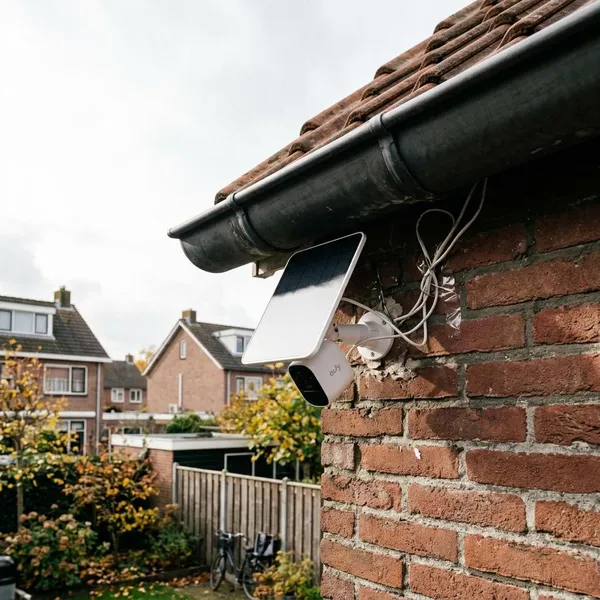 Beste plek voor een Eufy camera met zonnepaneel