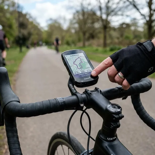 Fiets GPS track als route gebruiken