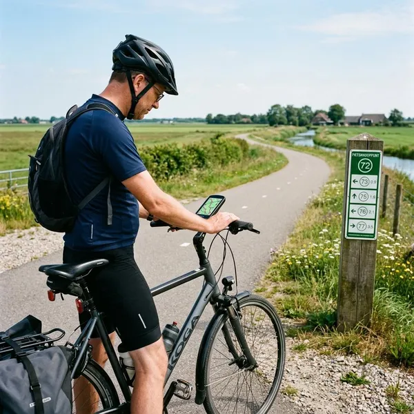GPS fietsknooppunten