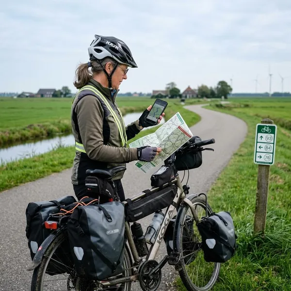 GPS fietsknooppunten offline gebruiken