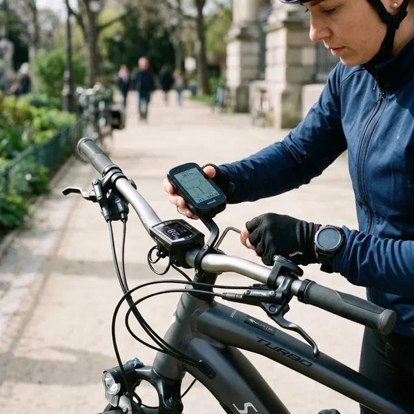 Navigatie of GPS tracker op je elektrische fiets