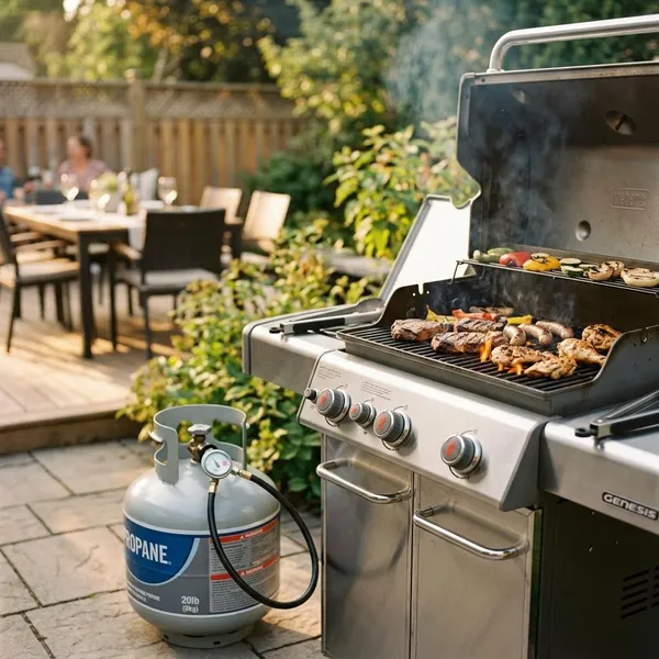 hoe lang barbecuen met gasfles