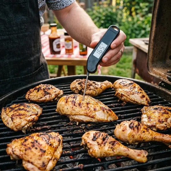 Hoe lang moet kip op de barbecue
