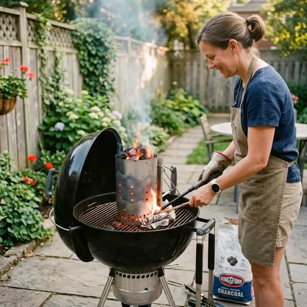 Hoe werkt een kolenbarbecue