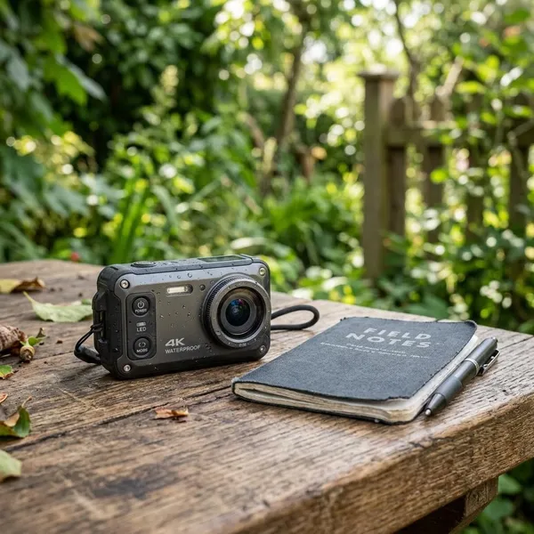 Waar hang je een kleine camera buiten op