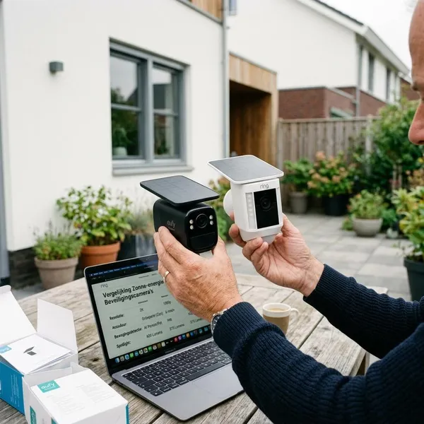 Voordelen van een spotlight camera pro op zonne-energie