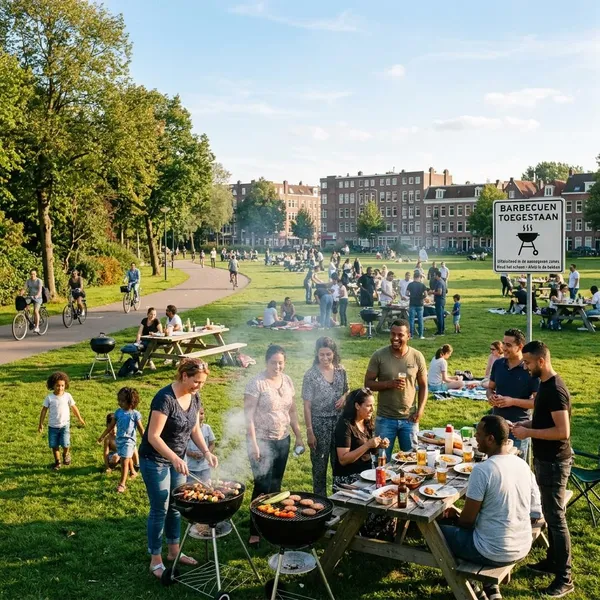 waar mag je openbaar barbecuen