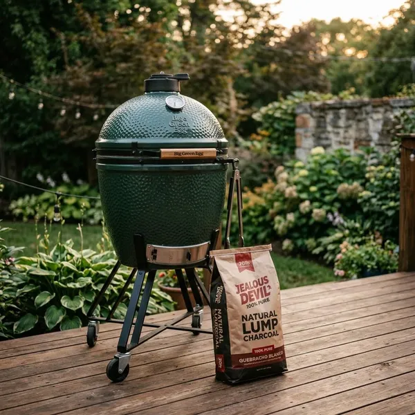 Welke houtskool werkt beter in een kamado