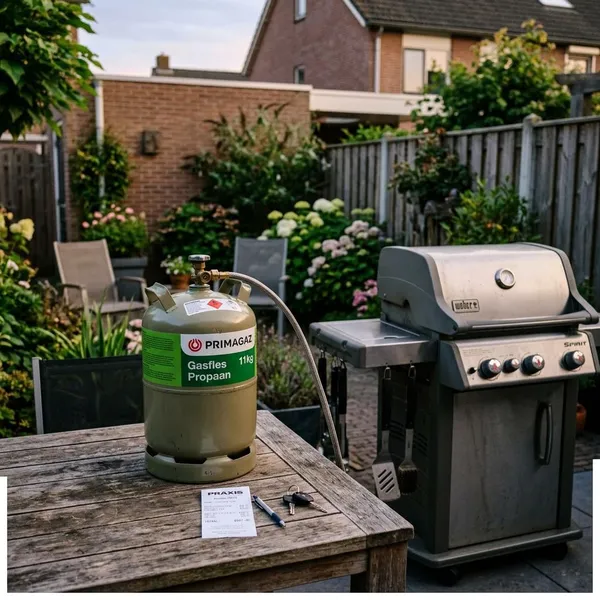 Hoe lang gaat een gasfles mee