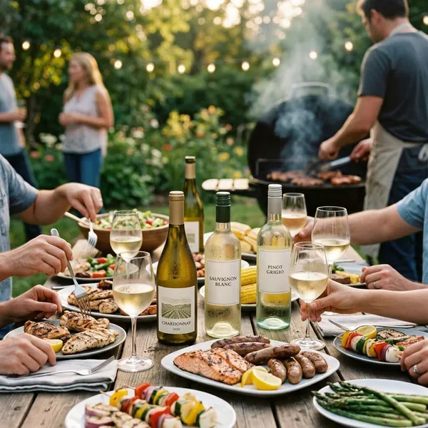 welke witte wijn bij barbecue
