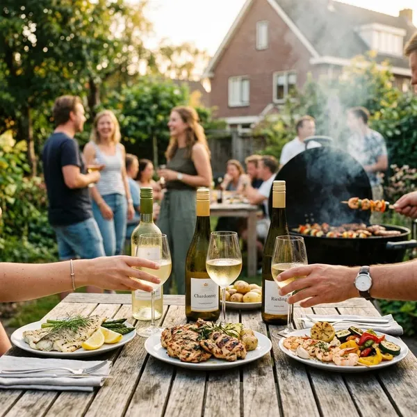 Waarom witte wijn goed werkt bij barbecue